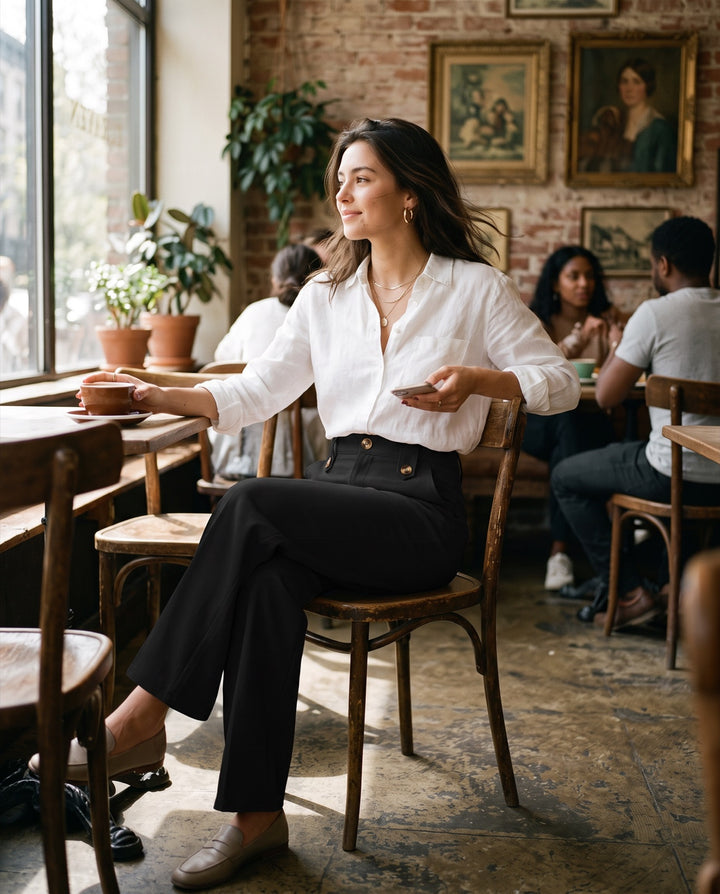 Wide-Leg Trousers