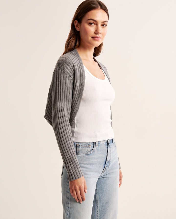 Batwing Crop Cardigan