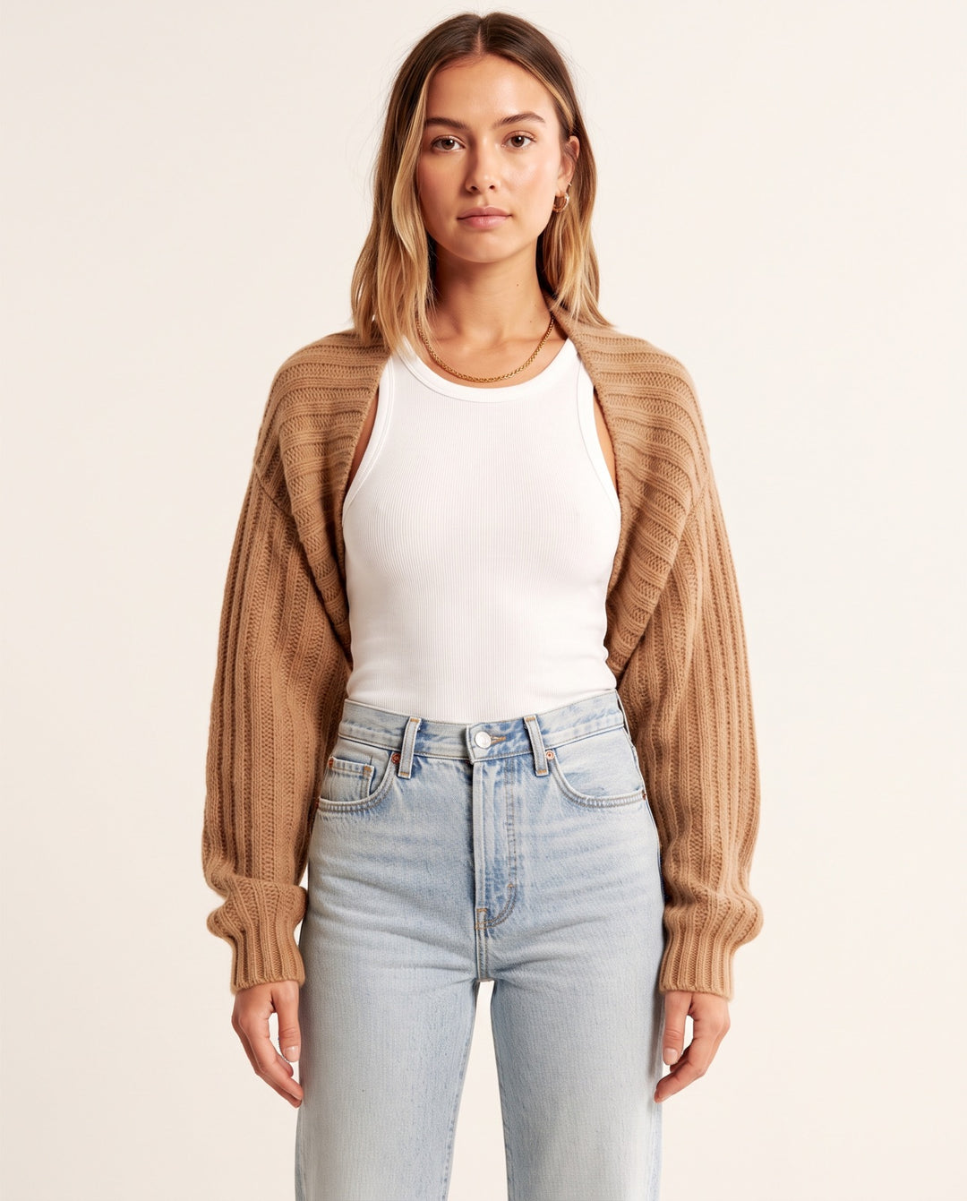 Cropped Shrug Cardigan