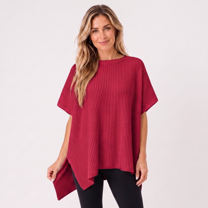 NOÉLLA Oversized Short Sleeve Sweater