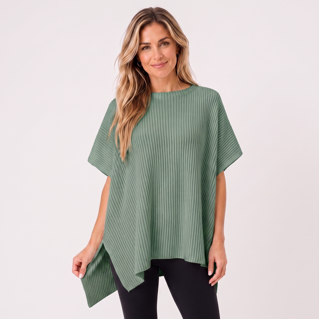 NOÉLLA Oversized Short Sleeve Sweater