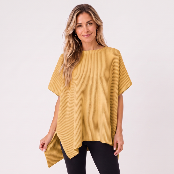 NOÉLLA Oversized Short Sleeve Sweater